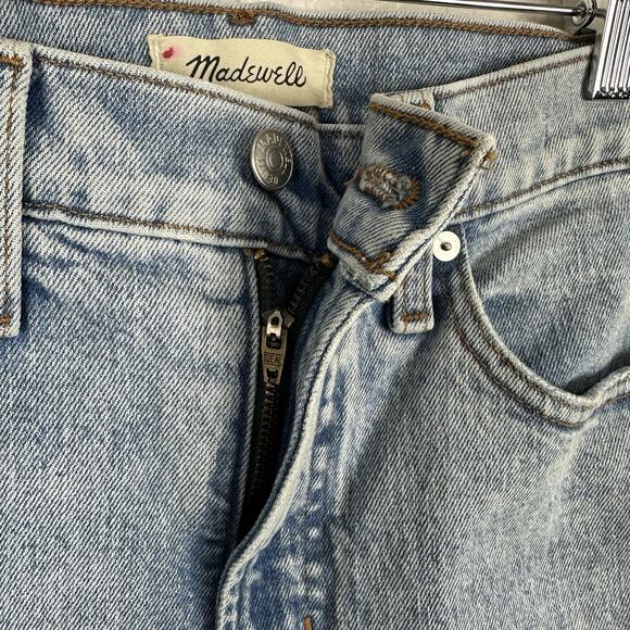 Madewell Jeans Women Size 26 Perfect Vintage Crop Straight High Rise Distressed - Picture 7 of 14